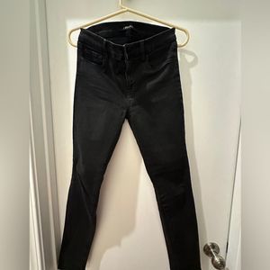 “J” Brand Jeans. Size 28. Black. skinny